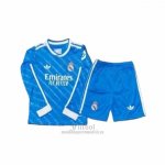 Camiseta Real Madrid Tercera Manga Larga Nino 2025-2026  Camiseta Real Madrid Tercera Manga Larga Nino 2025-2026