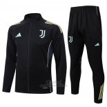 Chandal de Chaqueta del Juventus Nino 2025-2026 Negro