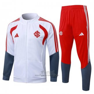 Chandal de Chaqueta del SC Internacional Nino 2026-2027 Blanco