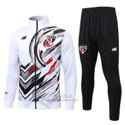 Chandal de Chaqueta del Sao Paulo 2025-2026 Blanco
