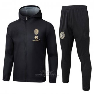 Chandal de Rompevientos del AC Milan 2025-2026 Negro