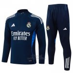 Chandal de Sudadera del Real Madrid Nino 2025-2026 Azul