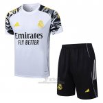Chandal del Real Madrid Manga Corta 2025-2026 Blanco - Pantalon Corto