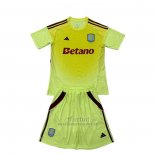 Camiseta Aston Villa Portero Nino 2025-2026 Amarillo