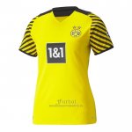 Camiseta Borussia Dortmund Primera Mujer 2021-2022