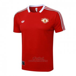 Camiseta de Entrenamiento Manchester United 2025-2026 Rojo