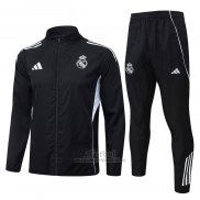 Chandal de Rompevientos del Real Madrid 2025-2026 Negro