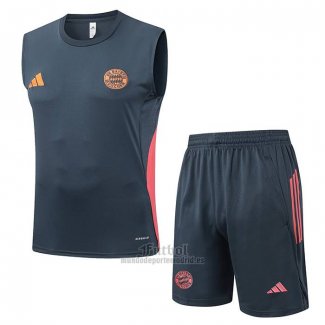 Chandal del Bayern Munich Sin Mangas 2025-2026 Gris Oscuro