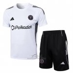 Chandal del Inter Miami Manga Corta 2025-2026 Blanco - Pantalon Corto