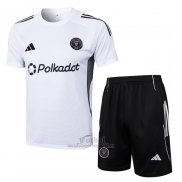 Chandal del Inter Miami Manga Corta 2025-2026 Blanco - Pantalon Corto