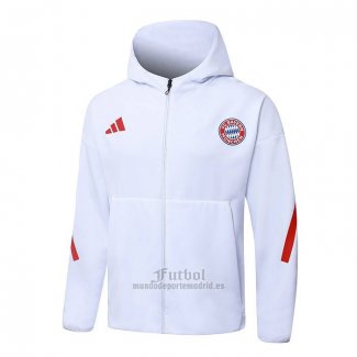 Chaqueta con Capucha del Bayern Munich 2025-2026 Blanco