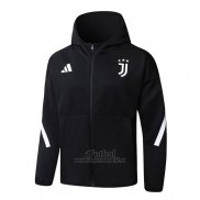 Chaqueta con Capucha del Juventus 2025-2026 Negro