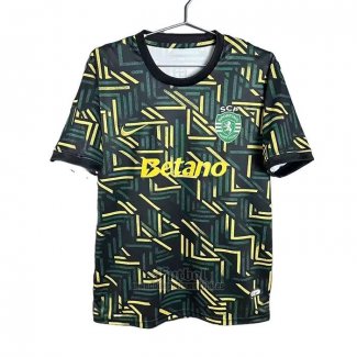 Camiseta Sporting Special 2025-2026 Verde Amarillo Tailandia