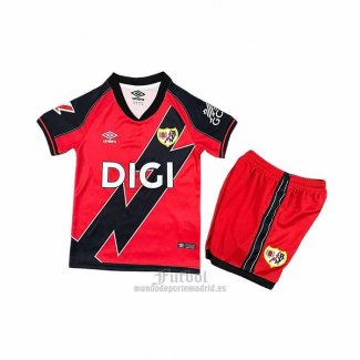 Camiseta Rayo Vallecano Segunda Nino 2025-2026