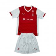 Camiseta Stade de Reims Primera Nino 2025-2026