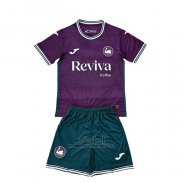Camiseta Swansea City Segunda Nino 2025-2026