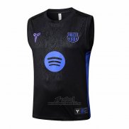 Camiseta de Entrenamiento Barcelona Sin Mangas 2025-2026 Negro Azul