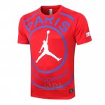 Camiseta de Entrenamiento Paris Saint-Germain Jordan 2020-2021 Rojo