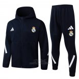 Chandal con Capucha del Real Madrid 2025-2026 Negro