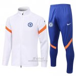 Chandal de Chaqueta del Chelsea 2021-2022 Blanco
