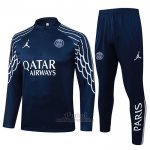 Chandal de Sudadera del Paris Saint-Germain 2025-2026 Azul  Chandal de Sudadera del Paris Saint-Germain 2025-2026 Azul