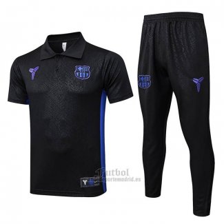 Conjunto Polo del Barcelona 2025-2026 Negro