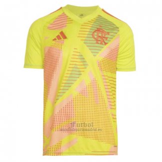 Camiseta Flamengo Portero 2025 Amarillo Tailandia