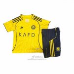 Camiseta Al Nassr Primera Nino 2025-2026  Camiseta Al Nassr Primera Nino 2025-2026