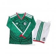 Camiseta Mexico Primera Manga Larga Nino 2026