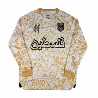 Camiseta Palestina Special Manga Larga 2025-2026 Amarillo