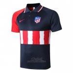 Camiseta Polo del Atletico Madrid 2020-2021 Azul