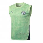 Camiseta de Entrenamiento Manchester City Sin Mangas 2025-2026 Verde