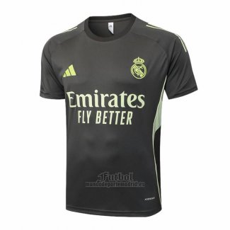 Camiseta de Entrenamiento Real Madrid 2025-2026 Gris Verde