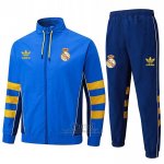 Chandal de Rompevientos del Real Madrid 2025-2026 Azul  Chandal de Rompevientos del Real Madrid 2025-2026 Azul