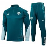 Chandal de Sudadera del Cruzeiro Nino 2024-2025 Verde