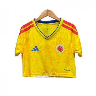 Camiseta Colombia Primera Mujer Corta 2026