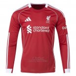 Camiseta Liverpool Primera Manga Larga 2025-2026