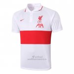 Camiseta Polo del Liverpool 2020-2021 Blanco