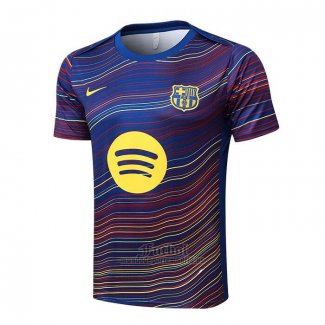 Camiseta de Entrenamiento Barcelona 2025-2026 Azul Amarillo