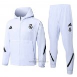 Chandal con Capucha del Real Madrid 2025-2026 Blanco