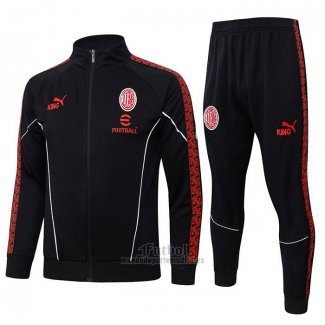 Chandal de Chaqueta del AC Milan Nino 2025-2026 Negro