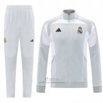 Chandal de Chaqueta del Real Madrid 2025-2026 Nino Gris Blanco