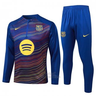 Chandal de Sudadera del Barcelona 2025-2026 Azul Amarillo
