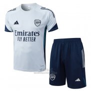 Chandal del Arsenal Manga Corta 2025-2026 Gris - Pantalon Corto