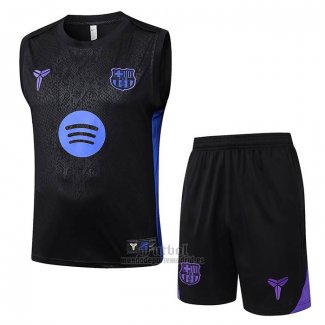 Chandal del Barcelona Sin Mangas 2025-2026 Negro Azul