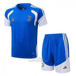Chandal del Juventus Manga Corta 2026-2027 Azul - Pantalon Corto