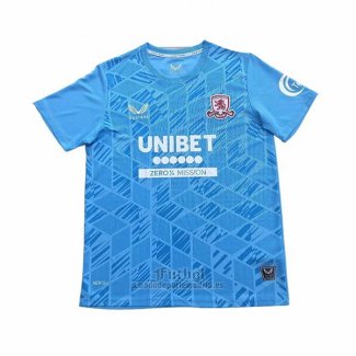 Camiseta Middlesbrough Portero 2025-2026 Azul Tailandia