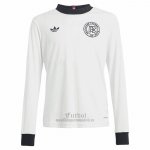 Camiseta Alemania 125 Aniversario Manga Larga 2025 Blanco