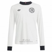 Camiseta Alemania 125 Aniversario Manga Larga 2025 Blanco