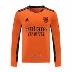 Camiseta Arsenal Portero Manga Larga 2020-2021 Naranja
